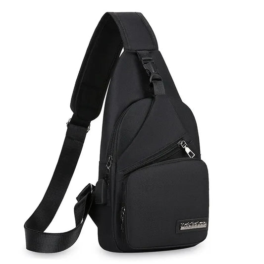 Men's Large-Capacity Chest Bag – Stylish & Versatile Crossbody Shoulder Backpack for Outdoor & Everyday Use
