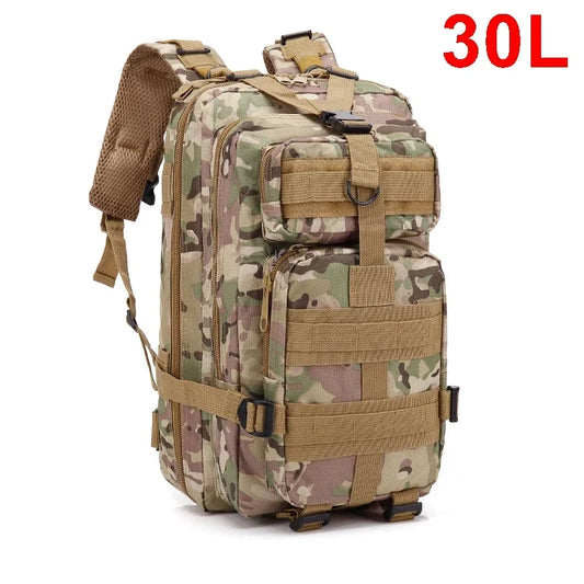 QT&QY Tactical Backpack – 30/50L Military-Grade Molle Pack for Hiking, Hunting & Survival