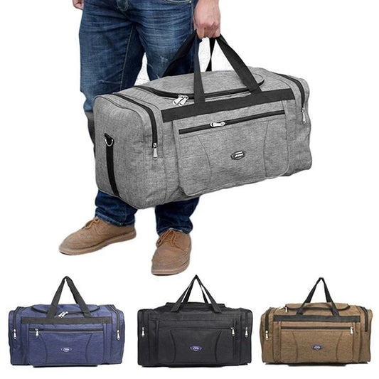 Oxford Waterproof Men's Travel Bag – Large Capacity Duffle for Business, Weekend & Fitness